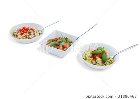 Pasta served in bowls Pasta served in bowls 31880468