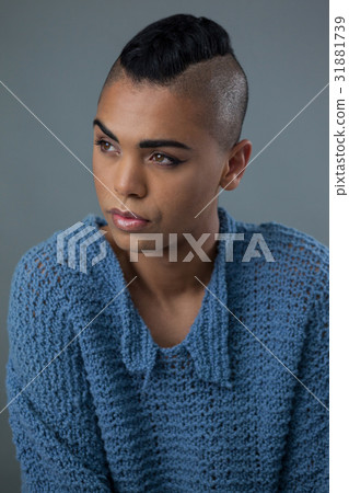Transgender woman looking away 31881739