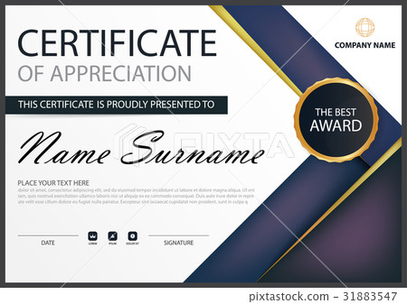 Purple Elegance horizontal certificate Vector Purple Elegance horizontal certificate Vector 31883547