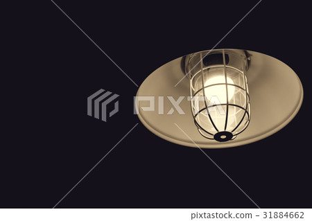 closeup retro style bulb lamp closeup retro style bulb lamp 31884662