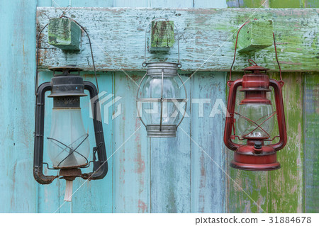 Western style oil lantern hanging Western style oil lantern hanging 31884678
