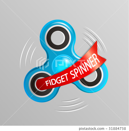 Fidget spinner logo. 31884738