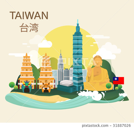 Beautiful tourist attraction landmarks in Taiwan Beautiful tourist attraction landmarks in Taiwan 31887026