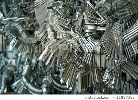 Many Key chain bunches, Selective focus  31887352