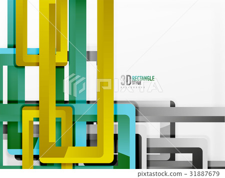 Rectangle tube elements, vector background Rectangle tube elements, vector background 31887679