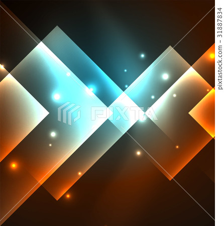 Dark background design with squares and shiny Dark background design with squares and shiny 31887834