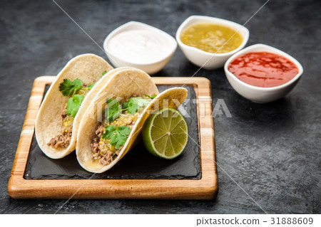 Mexican tacos with beef Mexican tacos with beef 31888609
