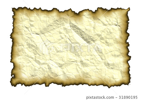 Old paper with burnt edges 31890195