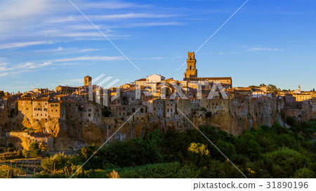 Pitigliano medieval town in Tuscany Italy Pitigliano medieval town in Tuscany Italy 31890196