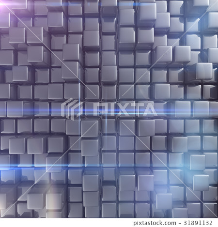 Abstract background of cubes 31891132