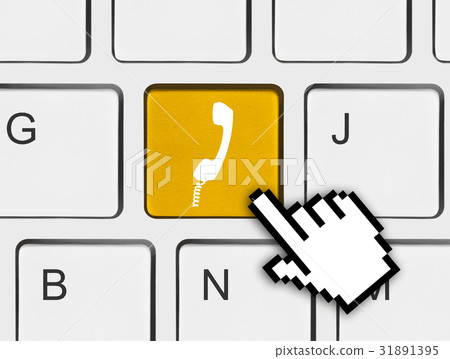 Computer keyboard with phone key Computer keyboard with phone key 31891395