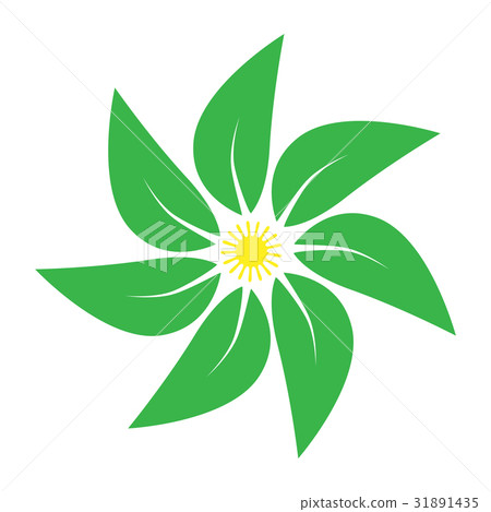 Mandala of leaves 31891435