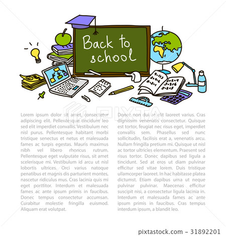 Back to school, doodle, vector Back to school, doodle, vector 31892201