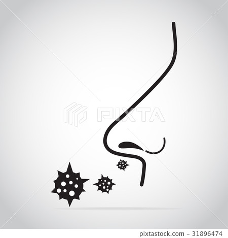 Breathing, Inhale and virus icon breathing concept Breathing, Inhale and virus icon breathing concept 31896474