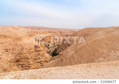 Judean desert Wadi Qelt 31896677
