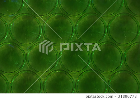 Bottle green stained glass background pattern Bottle green stained glass background pattern 31896778