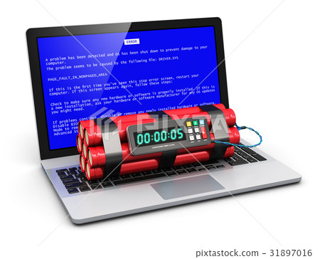 Computer error concept 31897016