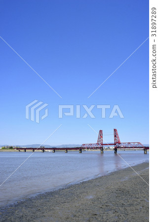築後川裂谷橋樑晴朗 31897289