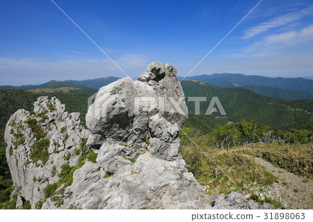 Tokushima prefecture Miyoshi shi Kenshu Tower Stone 31898063