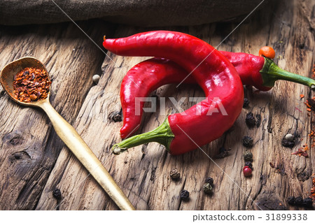 Spicy oriental spice red pepper Spicy oriental spice red pepper 31899338