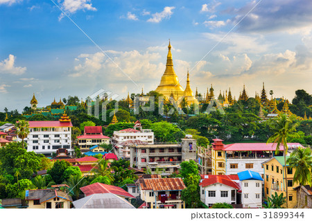 Yangon Myanmar Skyline 31899344