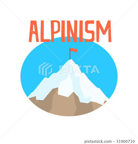 Alpinism badge, peak mountain label Alpinism badge, peak mountain label 31900710