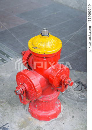 Brightly Colored Fire Hydrant Brightly Colored Fire Hydrant 31900949