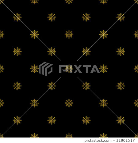 Golden vintage decor seamless pattern 31901517