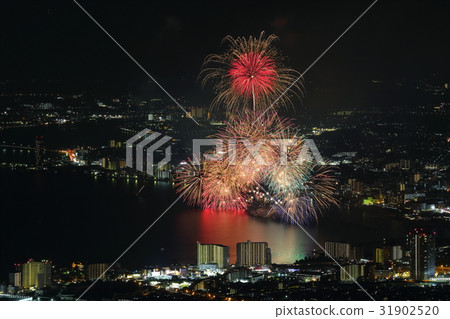 Lake Biwa Firework Display from Hiei Mountain 2016 Lake Biwa Firework Display from Hiei Mountain 2016 31902520