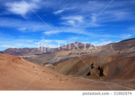 Landscape of the route 6000, Atacama Desert, Chile Landscape of the route 6000, Atacama Desert, Chile 31902874
