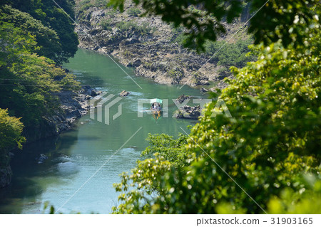 京都Arashiyama Kameyama公園新的綠色風景 京都Arashiyama Kameyama公園新的綠色風景 31903165