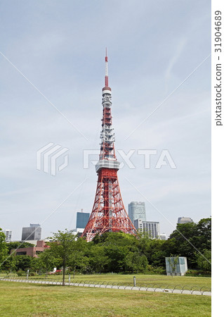 東京鐵塔和Shibakoen 東京鐵塔和Shibakoen 31904689