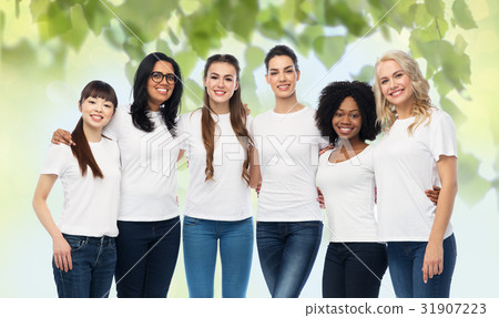 international group of volunteer women hugging international group of volunteer women hugging 31907223