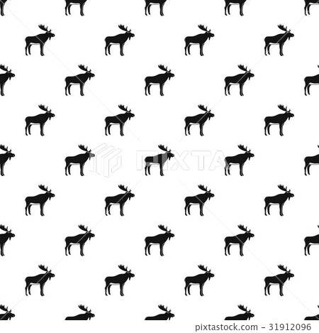 Deer pattern vector Deer pattern vector 31912096