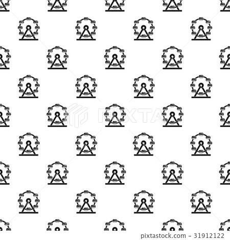 Giant ferris wheel pattern vector 31912122