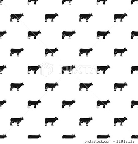 Cow pattern vector 31912132