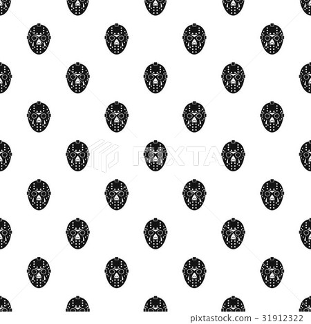 Goalkeeper mask pattern vector Goalkeeper mask pattern vector 31912322