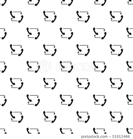 Handsets with arrows pattern vector 31912466