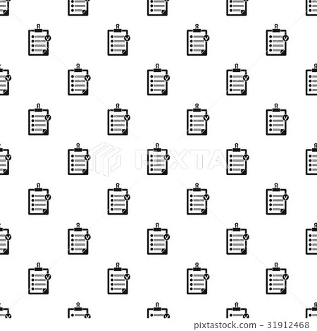 Check list pattern vector 31912468