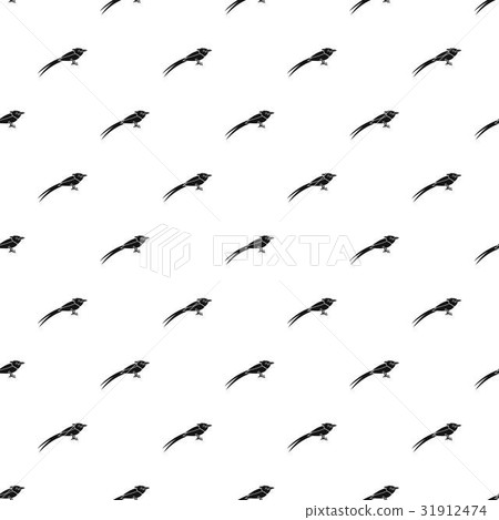 Asian paradise flycatcher pattern vector 31912474