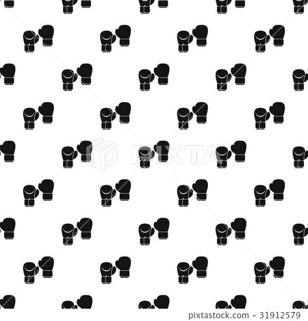Boxing gloves pattern vector 31912579