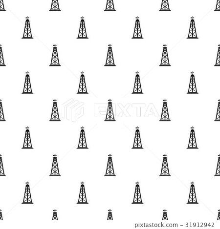 Oil rig pattern vector Oil rig pattern vector 31912942