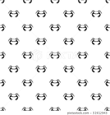 Raw crab pattern vector Raw crab pattern vector 31912943