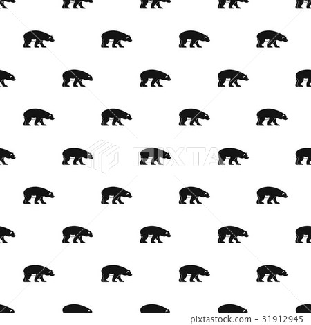 Bear pattern vector Bear pattern vector 31912945