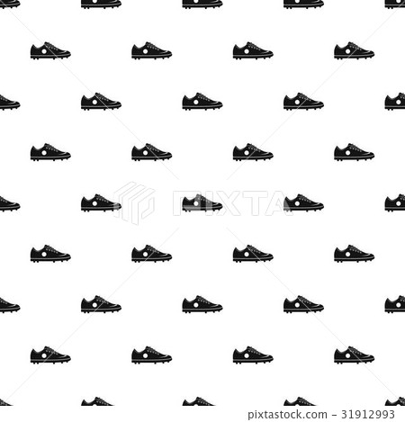 Soccer shoe pattern vector 31912993