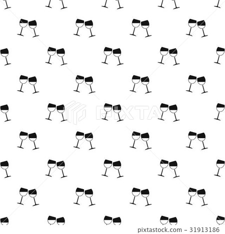 Two wine glasses pattern vector Two wine glasses pattern vector 31913186
