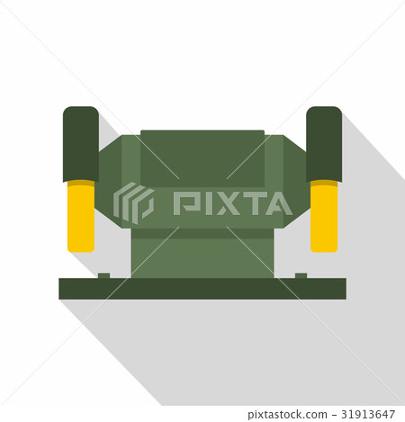 Metalworking machine icon, flat style 31913647