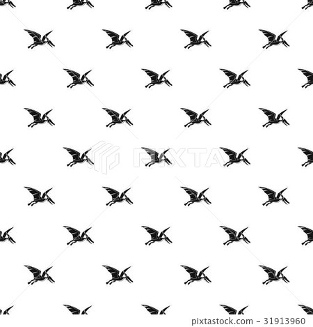 Pterosaurs dinosaur pattern vector 31913960
