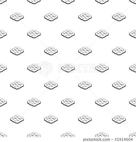 Curly cloud pattern vector 31914004