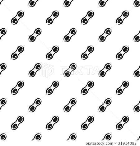 Peanut pods pattern vector 31914082